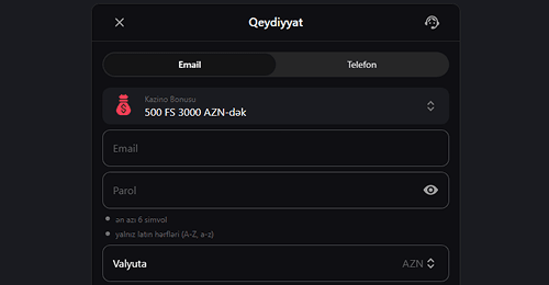 Hesabınızı qeydiyyatdan keçirin. Hesabınızı qeydiyyatdan keçirin.